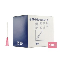 Jehla MICROLANCE 18G (1.2×40), růžová (100 ks)
