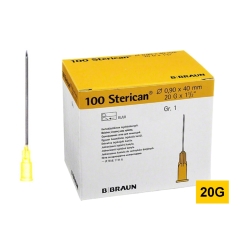 STERICAN 20G (0.9×40), LB, žlutá (100 ks)