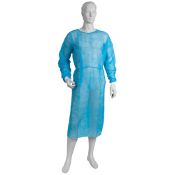 Ochranný plášť s gumičkou, 10 ks, modrý