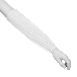 Fóliové předloketní rukávníky (100 ks) - bílé