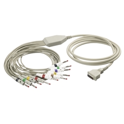 EKG kabel (FD2) vcelku, 10 svodů