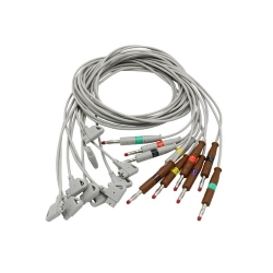 EKG kabel PW10-LB (kompatibilní) - svody s banánky
