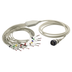 EKG kabel (KZ1) vcelku, 10 svodů